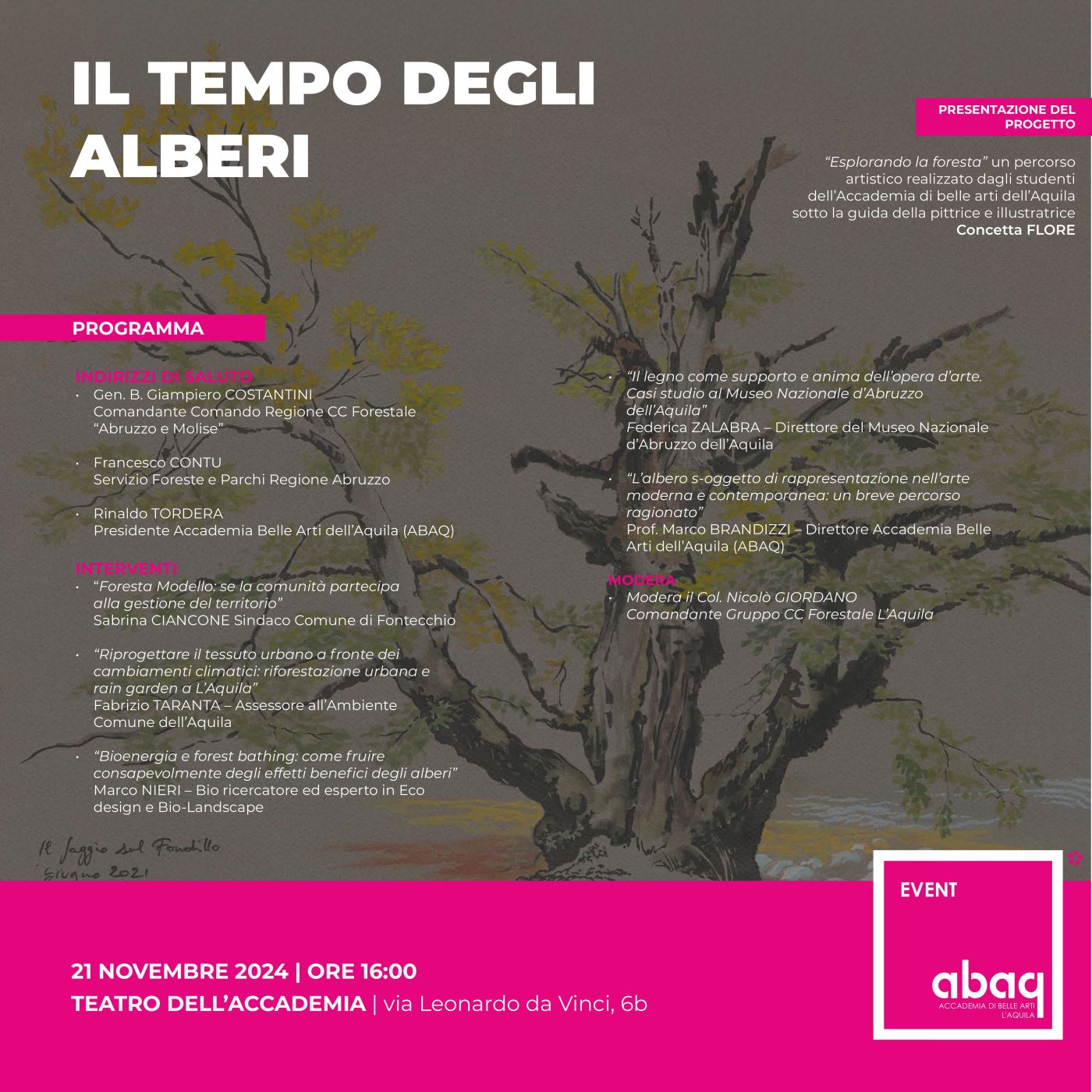 IL TEMPO DEGLI ALBERI